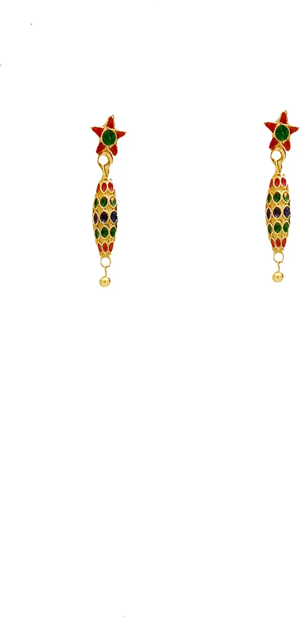 Assamese_Traditional_Gold_Plated_Multi_Colour_Dhoolbiri_Tassel_Jewellery_Set_For_Women_&_Girl